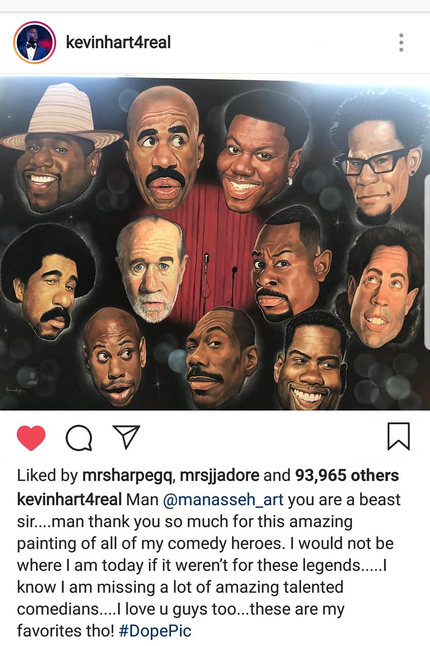 The Time Kevin Hart Gave My Art a Silent Shout Out