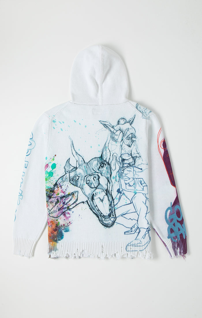 White Train Sweater
